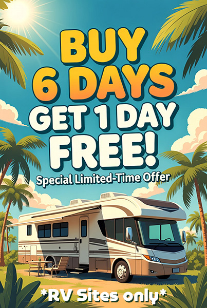 Buy 6 Days get 1 day free special RV